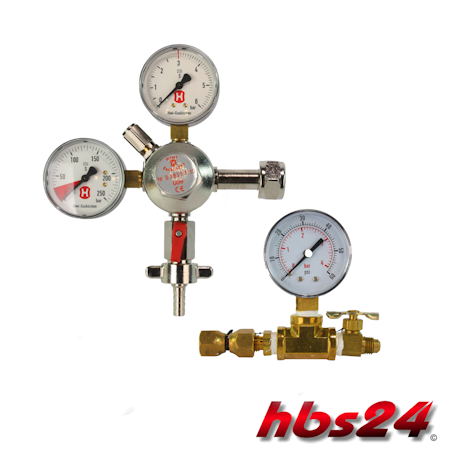 CO² pressure regulator for co2 cylinders from 2 kg